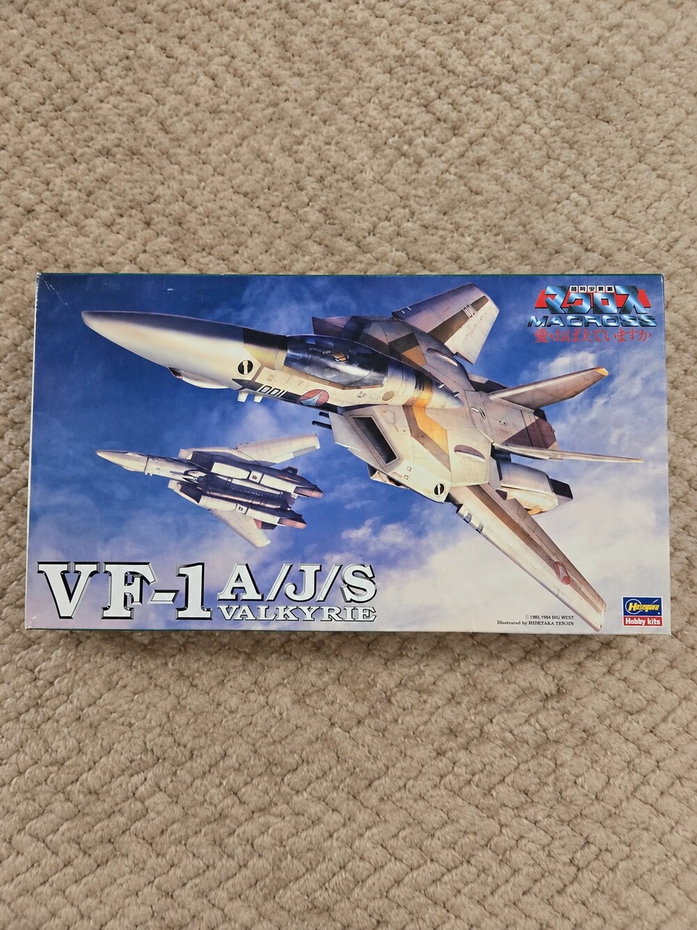 Hasegawa Macross VF-1A/J/S Valkyrie Fighter Mode 1:72 Scale Plastic Model Kit